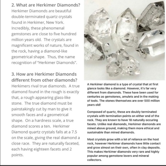 Crystal moon necklace . Genuine herkimers diamonds druzy quartz silver moon π - Picture 13 of 14